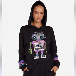NEW LAUREN MOSHI YVETTE DANCE MIX ROBOT HOODIE